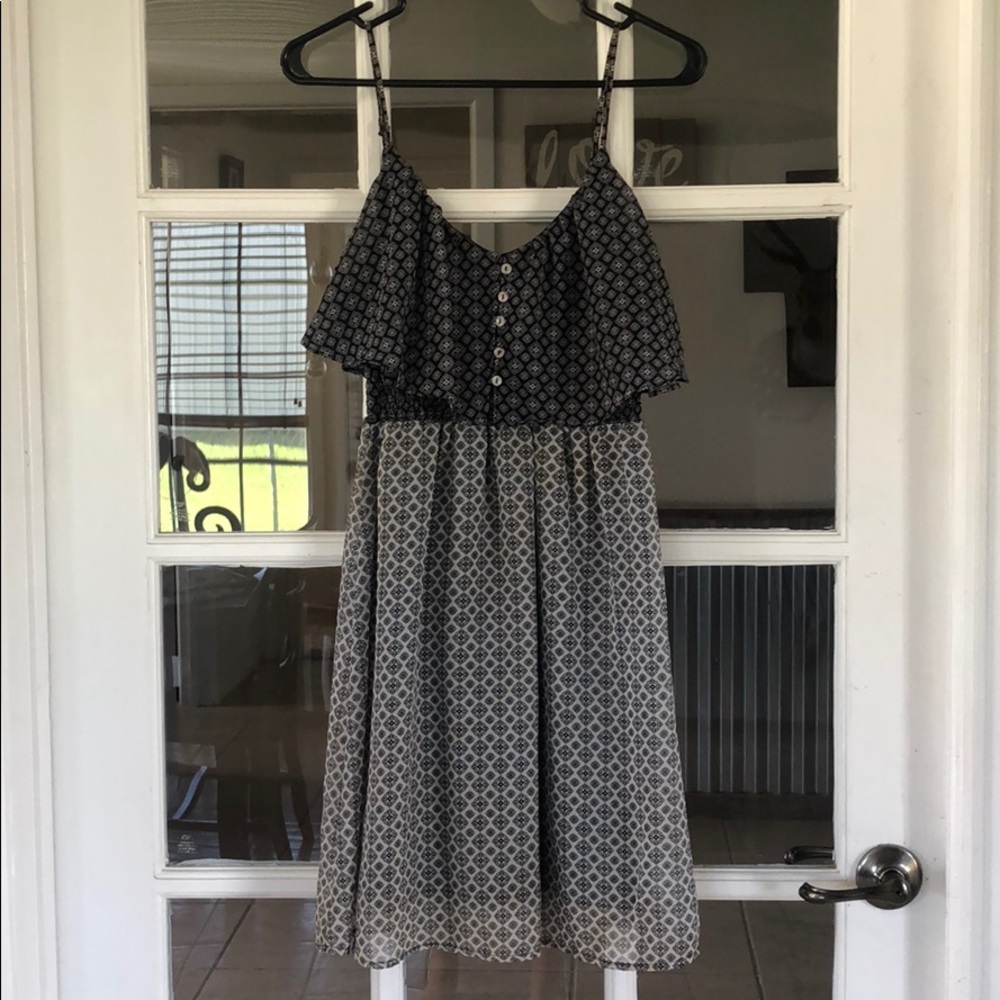 Black pattern dress